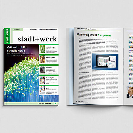 Fachbeitrag von OPTENDA über Energiemonitoring in Zeitschrift Stadt+Werk