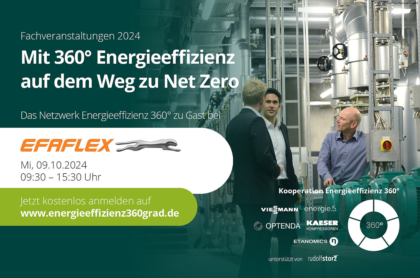 Energieeffizienz Fachveranstaltung von Netzwerk Energieeffizienz 360° am 09.10.2024 bei EFAFLEX
